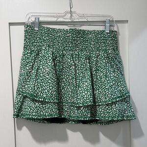 The Bubble Green Patterned Tennis Skirt